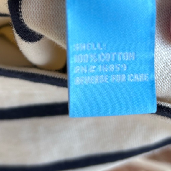 J. McLaughlin Sylvia Boatneck Breton Stripe Shift Dress Size Medium - Picture 8 of 11